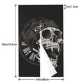 thumbnail image 3 of XMXT Japanese Noren Doorway Room Divider Curtain,Pointed Tooth Skull Pattern Restaurant Closet Door Entrance Kitchen Curtains, 34 x 56 inches, 3 of 7