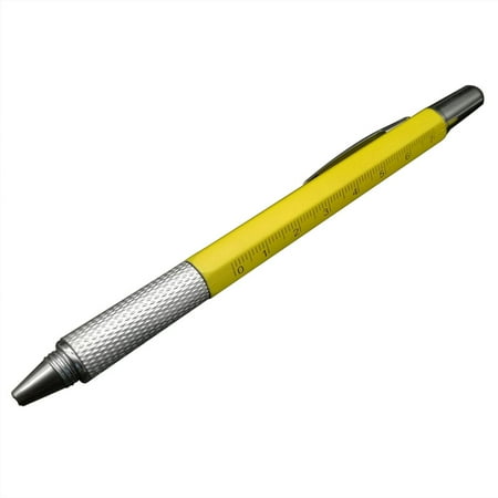 6 in 1 Tech Tool Pen Multi-functional Screwdriver Tool Ruler Spirit