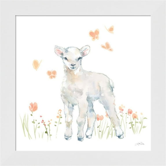 Great Art Now Spring Lambs II by Katrina Pete, Framed Wall Art, 14W x 14H
