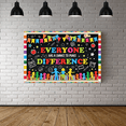 thumbnail image 2 of Colorful Theme Everyone Difference Banner Inspirational Classroom Learning for School Decoration Children Teamwork Motivational, 2 of 7