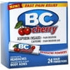 BC Aspirin Fast Pain Relief Powder | Relieves Headaches and Body Aches | Cherry Flavored 24 Powders