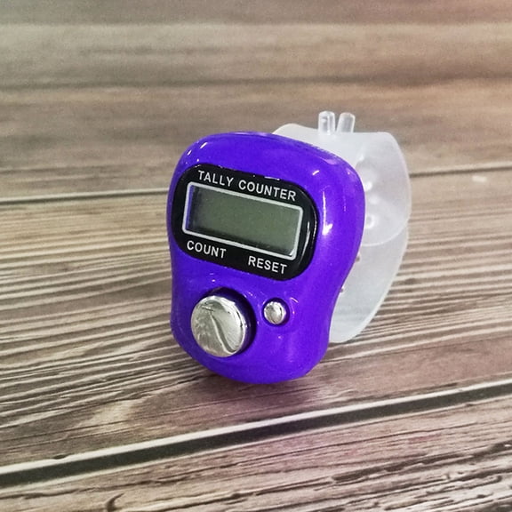 YYKihy LED Finger Ring Counter Compact Quick Response Adjustable Circle Easy Simple Operation Counter Home Supply