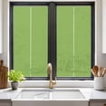thumbnail image 2 of Green Window Privacy Film, Solid Color Simple Abstract Fashion Light Color Static Cling UV Sun Blocking Heat Control Window Tint Day and Night,Non-Adhesive One Way Windows Privacy Cover 17.7''x39.3'', 2 of 7