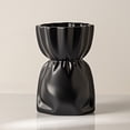 thumbnail image 4 of Imitation Ceramic Vase, Decorative Floral Arrangement With Frame Bracket Stability, for Desktop and Bookshelf Decor, Black, 4 of 7