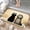 Two Furry Cats in a Bathtub, variant on 1pc Black Cat on Floral Fabric Absorbent Non-Slip Bathroom Thickened Flannel Rug Decor,Soft,Quick Drying,Suitable For Indoor/outdoor Use,Bathrooms,Bedrooms,Kitchens,Terrace,Laundry Rooms,16"x24"