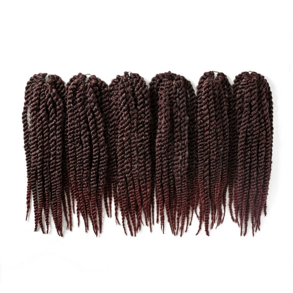 Onedor 6 Packs 18 Inch Havana Twist Crochet Hair Extensions Mambo Senegalese Twist Crochet Braids for Hair Braiding