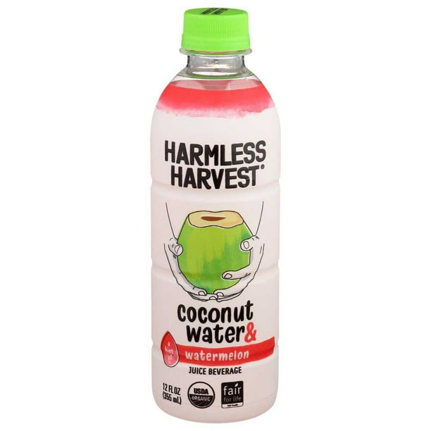 harmless Harvest Organic Watermelon Coconut Water, 12 Ounce 12 per