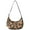 Black-54, variant on Hobo Shoulder Bag for Women – Comfortable Wear, Rustic Romantic Rose and Peony Pattern, Retro Floral and Skull Print, Boho Floral and Bee Artwork