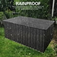 thumbnail image 5 of Outdoor Storage Box, 215 Gallon Deck Box Indoor and Outdoor Use, Waterproof Bin for Patio Cushions, Gardening Tools, Kids Toys, Lockable, Black, 5 of 5