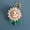 Pink Sunflower Smiley Face Pendant, variant on Super cute cartoon hand-woven sunflower pendant, adorable smiling face flower keychain, creative handmade bag accessory