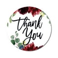 thumbnail image 1 of Darling Souvenir DIY Round 1.6 Inches Rose Floral Border Thank You Stickers Wedding Gift-45 Pcs, 1 of 4