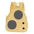 thumbnail image 3 of GROWTH TANK Cat Carrier Backpack, Ventilated Mesh And Holes, Side Pocket, Small, Medium, Cat Yellow, 3 of 9