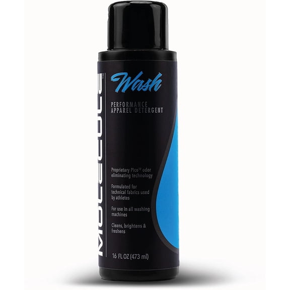 Molecule Wash, Performance Apparel Care, Race Suits, Cleans, Brightens and Freshens, 16 Ounces (6 Pack)