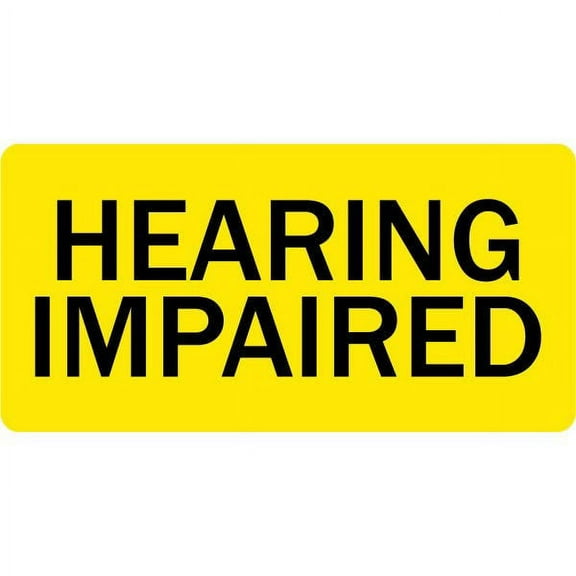 Hearing Impaired Veterinary Labels