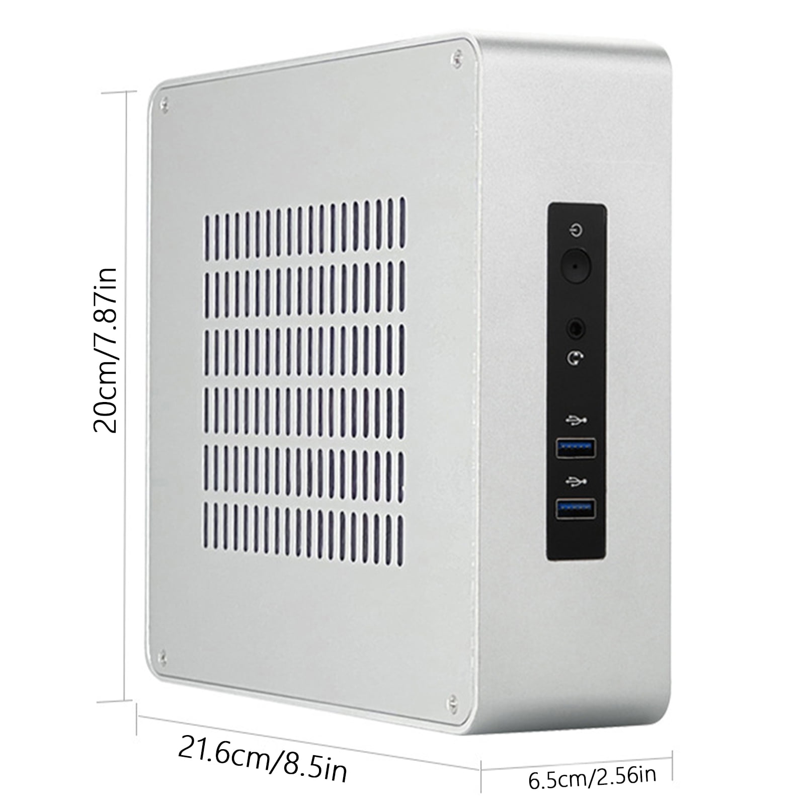 ITX Computer Case Server Chassis Gaming Power Supply Simple to Use TA65 Industrial Control Htpc Case for Home Fittings