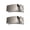 Silver, variant on Shisuyan Scratch Resistant Belt Buckle Light Brown 1Pcs 3.4x1.4x1.3in