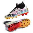 thumbnail image 3 of Botas de fútbol de alta calidad para hombre, zapatillas cómodas, zapatos de fútbol, tacos ultraligeros, antideslizantes, deportivos, Fg Turf, tobillo de Futsal, nuevo, 3 of 5