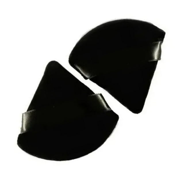 2 esponjas de látex reutilizables y portátiles con forma de triángulo para base de maquillaje