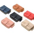 thumbnail image 3 of Vintage Fashion PU Leather Credit Card Clutch Coin Purse Multi Layer Bank Card Case Folding Card Holder Small Card Bag Short Buckle Wallet Card Organizer BROWN, 3 of 8