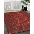 thumbnail image 3 of Ahgly Company Machine Washable Indoor Rectangle Traditional Dark Sienna Brown Area Rugs, 5' x 7', 3 of 7