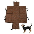 thumbnail image 6 of Unique Bargains 1 Pc Foldable Pet Car Seat Cover for Pet Cloud Pattern 21.65"x18.9"x14.17" Brown, 6 of 6