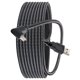 thumbnail image 4 of Cateissary Cable de carga VR tipo C, línea de fecha, Cable móvil, bolsillo, adaptador de auriculares de música de viaje, reemplazo para Videojuegos y accesorios Negro+Blanco 3 mètres, 4 of 6