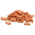 thumbnail image 5 of KAKOWELY 50 Pcs Forme de Brique Rouge Simulé pour Enfants et Amis,0.67"X0.35"X0.18 Pouces, 5 of 5