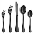 thumbnail image 1 of Juego de Cubiertos, Juego de Cubiertos de Acero Inoxidable, Incluye Cuchillo, Tenedor y Cuchara, Pulido Espejo, Apto para Lavavajillas B, 1 of 5