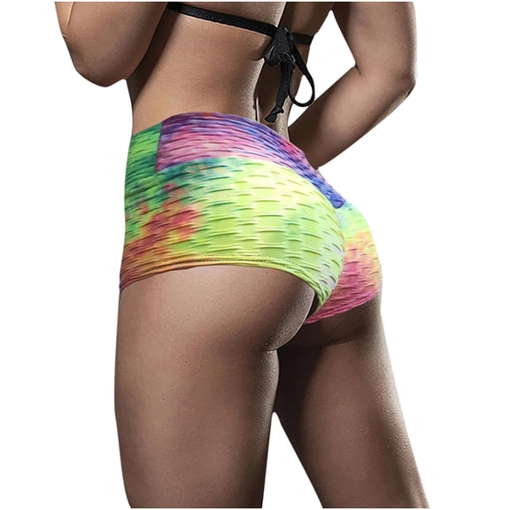 Abcnature Plus Size Shorts, Womens Athletic Shorts, Women Basic Slip Bike Shorts, Compression Workout Leggings Yoga Shorts, Comfy Beach Shorts, Yoga Pants, Cycling Sport Shorts Multicolor S