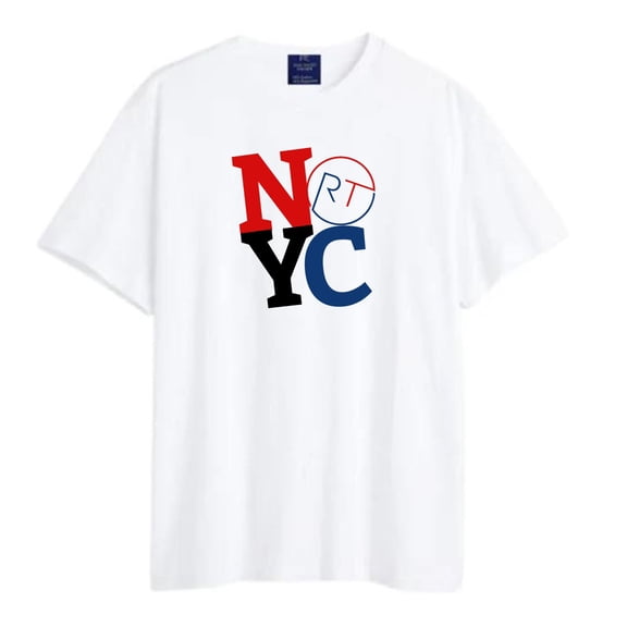 Men's T-Shirt N.Y.C Print Summer Shirt