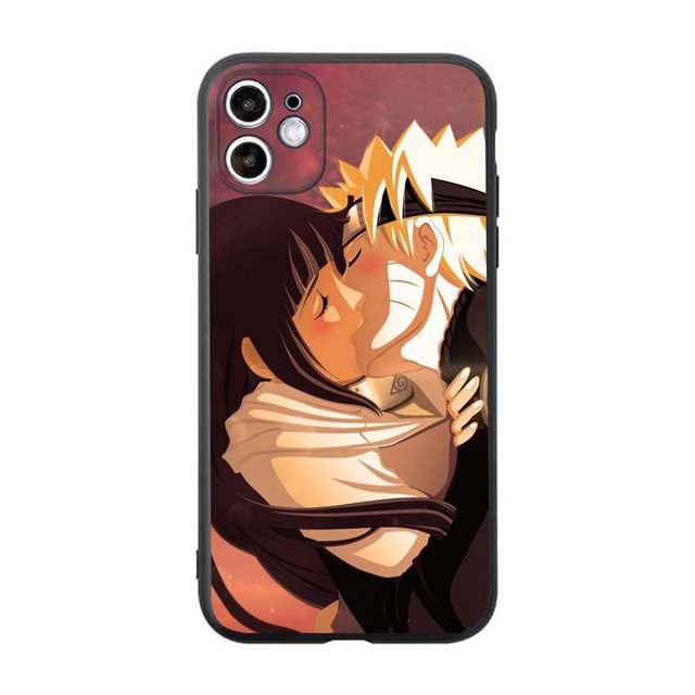 Naruto Hinata Hyuga Kiss Tsunade Phone Case For iphone 14 Plus 13 12 Mini 11 Pro XS Max X XR CoverFor iphone12 Pro max Gao Jinjia LED