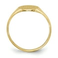 thumbnail image 2 of Finest Gold 14K Yellow Gold 10 x 8.5 mm Open Back Signet Ring - Size 5.5, 2 of 5