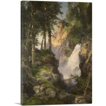 ARTCANVAS Falls At Toltec Gorge 1913 Canvas Art Print by Thomas Moran - Size: 26" x 18" (0.75" Deep)