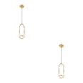 thumbnail image 1 of Bearachild Hanging Pendant Light Indoor Lighting for en Dining Room Decor Oro 2piezas, 1 of 1