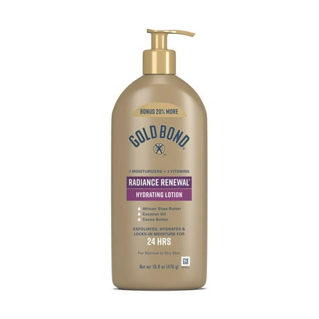 Gold Bond Ultimate Radiance Renewal Hydrating Lotion Bonus Pack, 16.8 Oz.