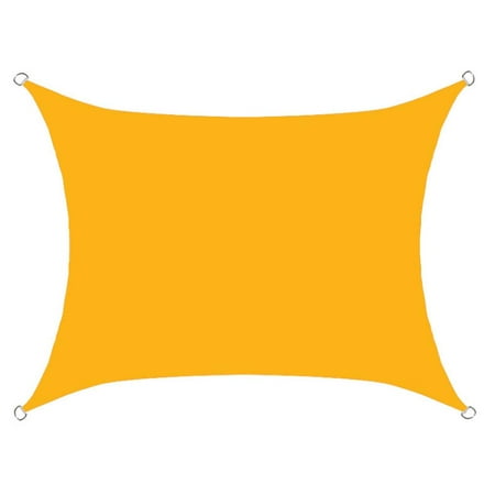 Worallymy Rectangular Sunshade Sail Waterproof UV-proof Shade Cloth for Balcony Garden Swimming Pool