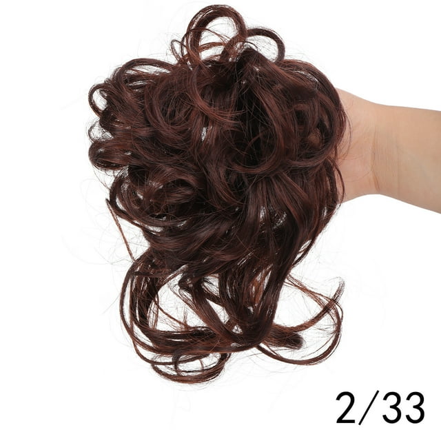 Yeacher Pièce de Cheveux Chignon Décoiffé Synthétique Chouchous Chignon Décoiffé Extensions