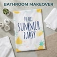 thumbnail image 7 of REGALWOVEN Cute Print Shower Curtain Sets, Waterproof Fabric Bath Curtain with 12 Hooks, Fresh Pastoral Style for Bathroom Decor Yellow Fruit 71"W x 71"L, 7 of 7