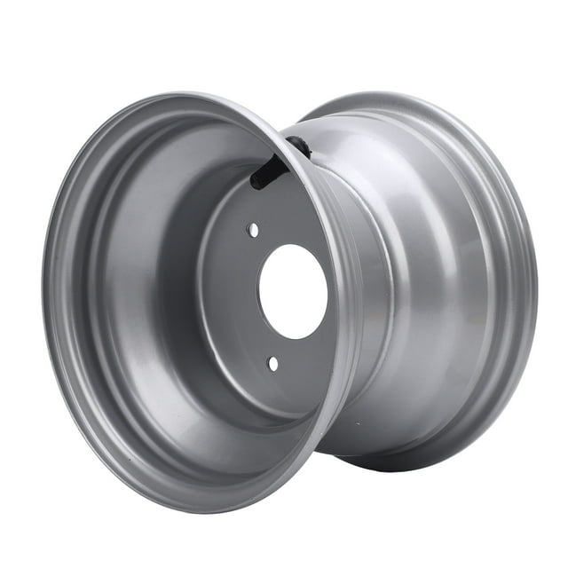 18x9.50-8 ATV Rim Wheel Alumining Aluminio Aluminio Rim Forra de Llanta de Rueda de 8 Pulgadas para Carros de Karts Go Plateado