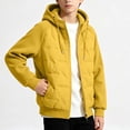 thumbnail image 5 of Txenfivo Boys Jacket with Hood, 7-17 Full Zip Warm Quilted Coat for Boys Contrast Sleeve Outerwear, 5 of 8