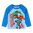 thumbnail image 2 of Marvel Avengers Long Sleeve Shirt and French Terry Pants Set (Boys), 2 Piece Set, Sizes 2T-7, 2 of 7