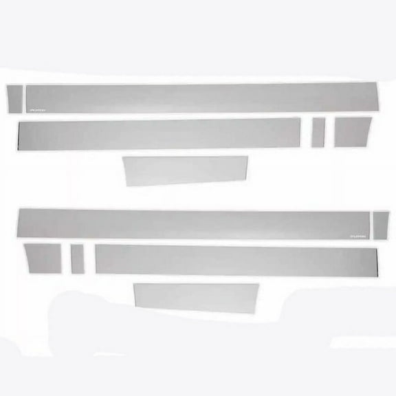 Putco 2021 Ford F-150 Super Crew 5.5ft Short Box Stainless Steel Rocker Panels (4.25in Tall 12pc)