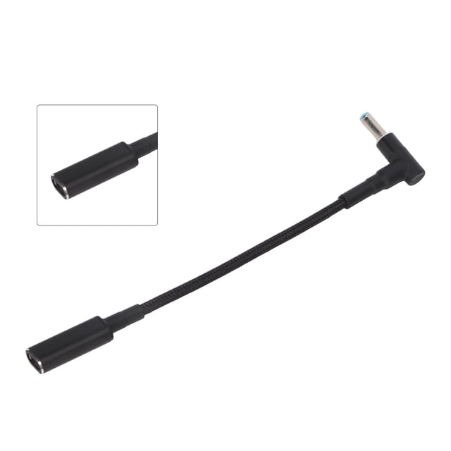 Adaptador de USB C A CC, Cable de Alimentación de USB A CC PD Smart Chip 100W Para laptop