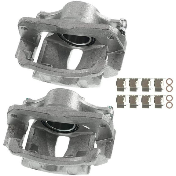 A-Premium Disc Brake Caliper Assembly with Bracket Compatible with Toyota Sienna 2001-2003 Front Left and Right 2-PC