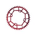 thumbnail image 2 of Bike Chainring 104BCD Chainwheel Bicycle Round Chainring Single Speed Chain Sprockets Chain Guide Ring Parts Red 40T, 2 of 9