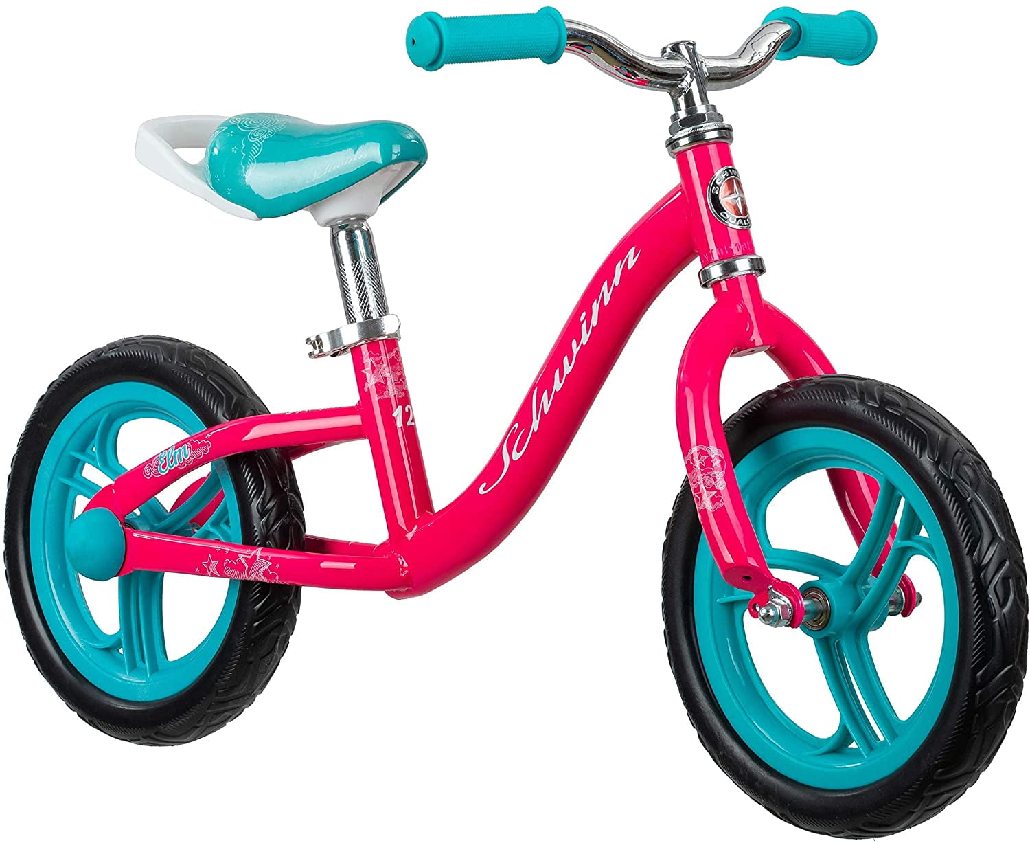 Kids 12-inch Balance Bike Wheels Pink
