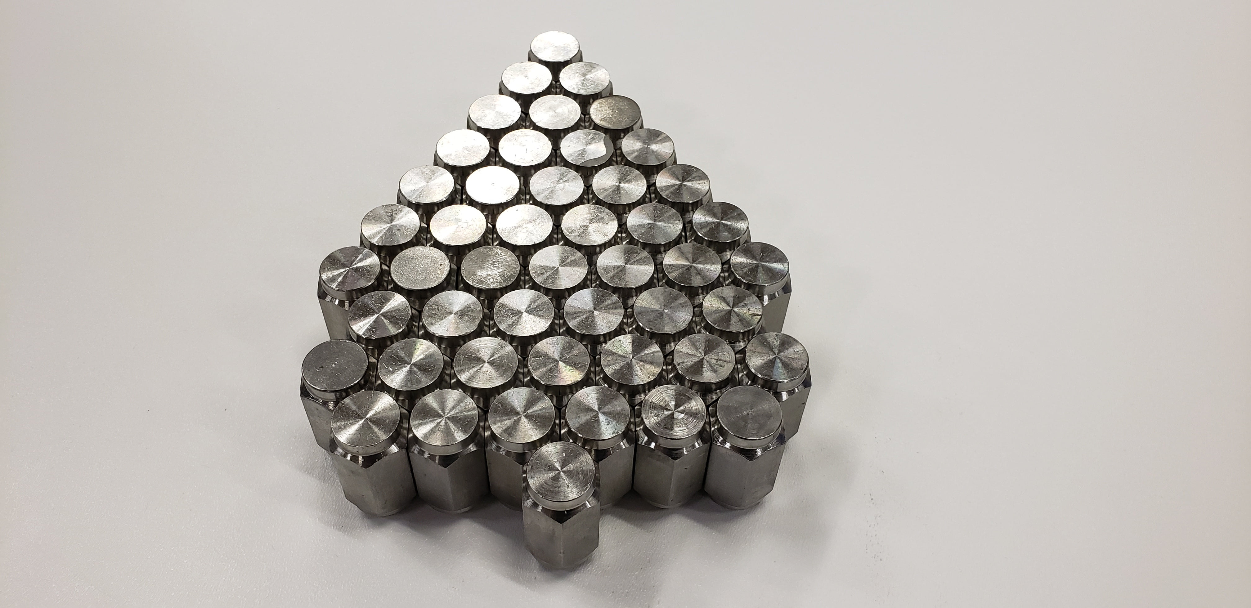 Forty Eight 48 Pk Solid 304 Stainless Steel 1 2 Lug Nuts For Trailer Wheel Walmart Com Walmart Com