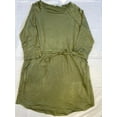 thumbnail image 4 of Jamie Layla Petite French Terry Shirt Tail Dress Olive Night PL, 4 of 4