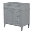 thumbnail image 5 of Euroco 30'' Bathroom Vanity without Top Sink, Modern Bathroom Storage Cabinet with 2 Drawers and a Tip-out Drawer (NOT INCLUDE BASIN), 5 of 6