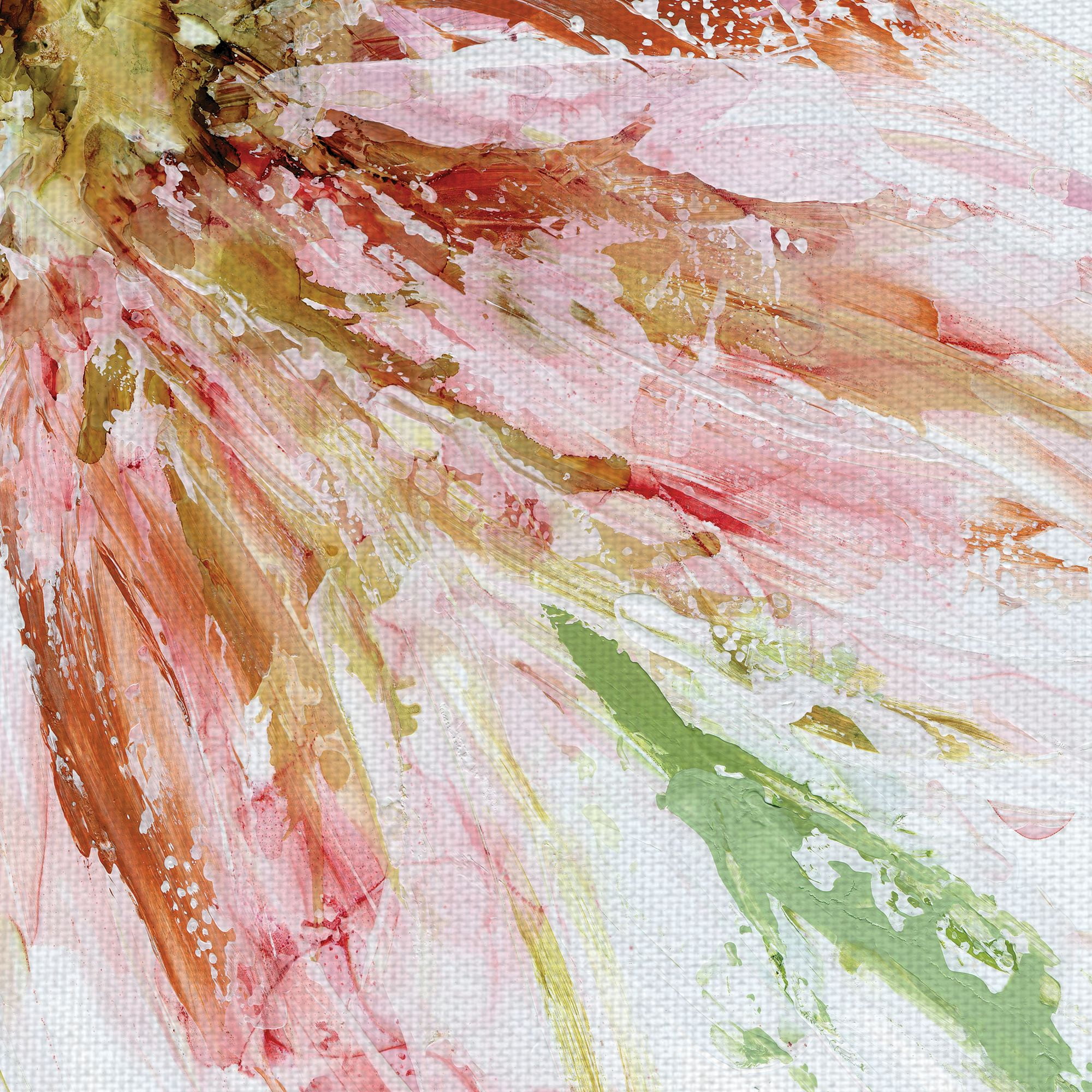 Masterpiece Art Gallery Lily Floral Strokes I by Carol Robinson Canvas Art Print 30" x 30"